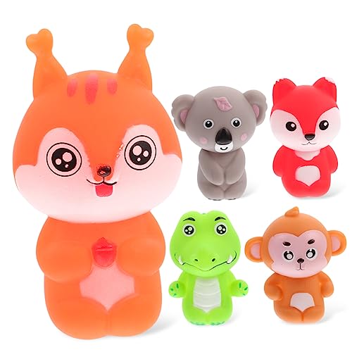 MOLUCKFU 5 Stück Tier Fingerpuppen Fingerpuppen Für Kinder Große Fingerpuppen Kinder Fingerpuppen Interaktives Spielzeug Kinder Handpuppen Lustige Fingerpuppen Geschichtenerzählen von MOLUCKFU