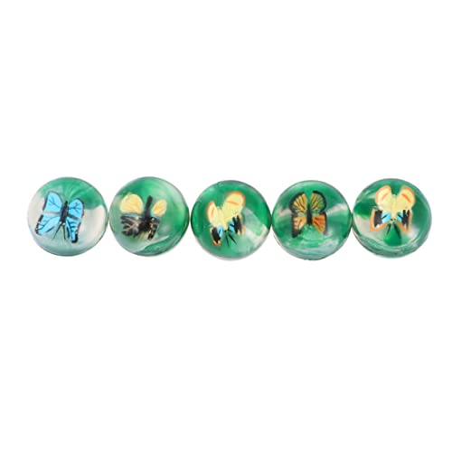 MOLUCKFU 5st Lernspielzeug Für Kinder Puzzle-Spielzeug Hüpfball Für Kinder Springende Bälle Massenspielzeug Ball Mit Hoher Sprungkraft Outdoor-spielset Für Kinder Kleiner Hüpfball Green von MOLUCKFU