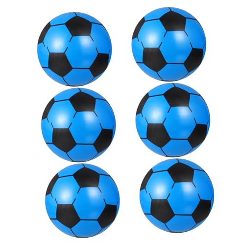 MOLUCKFU 6 Stück Kinder Fußball Sportspielzeug Aufblasbares Fußball Trainingsspielzeug Fußball Trainings Requisiten Für Kinder Fußball Set Für Jungen Und ädchen von MOLUCKFU