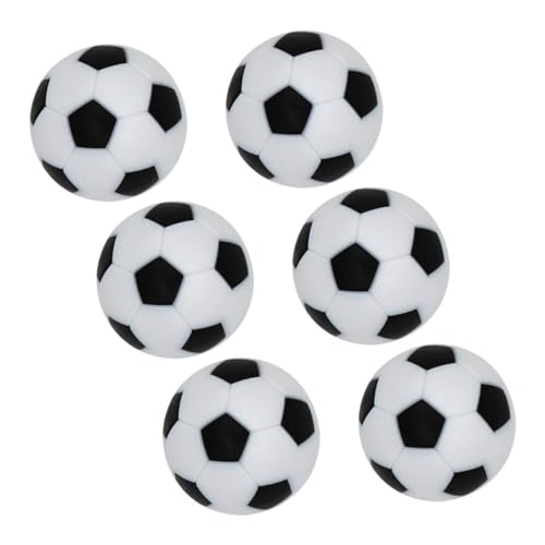 MOLUCKFU Fußball Mini 6er Set Mini Tischfußballbälle 23mm Ersatzbälle Für Tischfußballspiele Ideale Zubehörteile Für Kickertische Und Tischfußballgeräte Fussball Spielzeug von MOLUCKFU