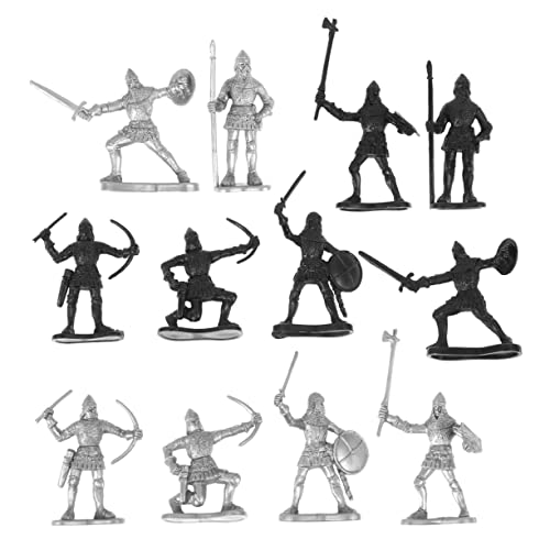 MOLUCKFU 60st Sandtisch Soldat Das Spielzeug Combatrum Spielset Soldaten-actionfiguren Mittelalterlicher Soldat Revolutionäres Kriegsspielzeug Militärfiguren Spielzeug Soldatenfiguren von MOLUCKFU