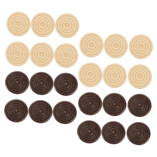 MOLUCKFU 72 Stück Teiliges Holz Schach Dame spielsteine Runde Spielfiguren in Holz Dunkelbraun Polierte Oberfläche Ersatz Zubehörteile für Backgammon und Brettspiele Tragbar für Familie MOLUCKFU 72 Stück Teiliges Holz Schach Dame spielsteine Runde Spielfiguren in Holz Dunkelbraun Polierte Oberfläche Ersatz Zubehörteile für Backgammon und Brettspiele Tragbar für Familie von MOLUCKFU