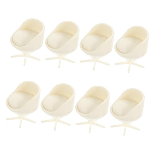 MOLUCKFU 8 Stück Miniatur Büro Drehstuhl Detailgetreue Puppenhaus Möbel Plastik Mini Stühle für DIY Puppenhaus Dekoration Wohn und Arbeitszimmer Realistische Miniaturmöbel MOLUCKFU 8 Stück Miniatur Büro Drehstuhl Detailgetreue Puppenhaus Möbel Plastik Mini Stühle für DIY Puppenhaus Dekoration Wohn und Arbeitszimmer Realistische Miniaturmöbel von MOLUCKFU