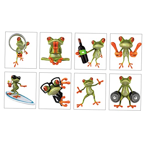 MOLUCKFU 8stücke Aufkleber Auto Frosch Sticker Dekorativ Autoaufkleber Fensteraufkleber Frosch Wandaufkleber Lustige Frösche Muster Aufkleber MOLUCKFU 8stücke Aufkleber Auto Frosch Sticker Dekorativ Autoaufkleber Fensteraufkleber Frosch Wandaufkleber Lustige Frösche Muster Aufkleber von MOLUCKFU