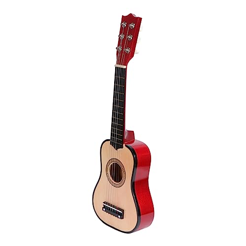 MOLUCKFU Akustikgitarre für Beige Holz Mini Gitarreninstrument für Anfänger Komfortabel Umweltfreundlich Lackiert zum Lernen und für Junge Musiker MOLUCKFU Akustikgitarre für Beige Holz Mini Gitarreninstrument für Anfänger Komfortabel Umweltfreundlich Lackiert zum Lernen und für Junge Musiker von MOLUCKFU