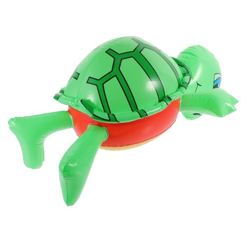 MOLUCKFU Aufblasbare Schildkröte Für Den Pool Niedliches Wasserspielzeug Tierform Ideal Party Favor Oder Für Strandtage Aus Strapazierfähigem PVC Perfekt Für Und Erwachsene von MOLUCKFU