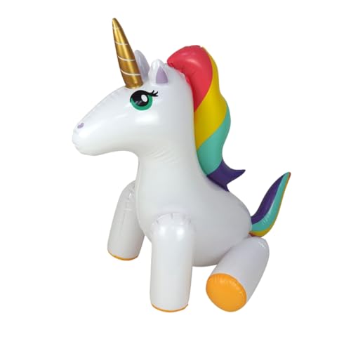 MOLUCKFU Aufblasbarer Einhorn Sprinkler für Sommer Wasser Spaß für Garten Langlebig und Sicher für Outdoor Aktivitäten und Kreative MOLUCKFU Aufblasbarer Einhorn Sprinkler für Sommer Wasser Spaß für Garten Langlebig und Sicher für Outdoor Aktivitäten und Kreative von MOLUCKFU
