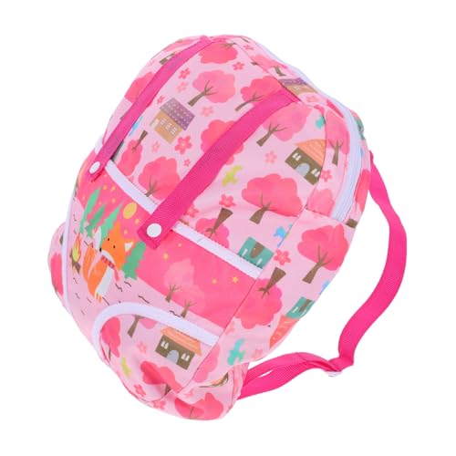 MOLUCKFU Babytrage Für Kinderpuppen Kinderrucksack Kleinkindrucksack Babypuppenspielzeug Babypuppentragetasche Puppenzubehörrucksack Cartoon Puppenaufbewahrungstasche Rucksack Für von MOLUCKFU