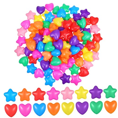 MOLUCKFU Ocean Star Balls 100 Stück Bunte Bälle für Bällebäder Lernspiele Spielbälle für Kinder von MOLUCKFU