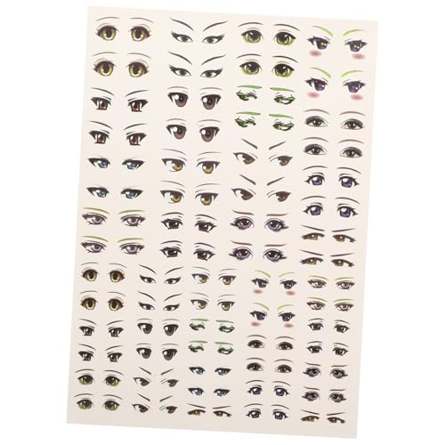 MOLUCKFU Cartoon Augen Aufkleber Selbstklebend DIY Basteln für Animationspuppen Verschiedene Formen Farben für Tonfiguren Scrapbooking Geschenkdekoration MOLUCKFU Cartoon Augen Aufkleber Selbstklebend DIY Basteln für Animationspuppen Verschiedene Formen Farben für Tonfiguren Scrapbooking Geschenkdekoration von MOLUCKFU