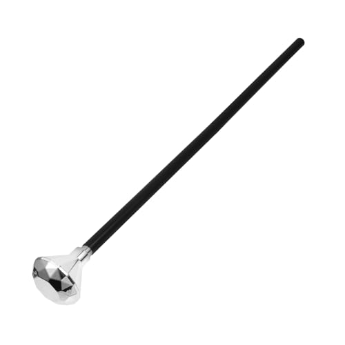 MOLUCKFU Cosplay Zauberstab mit Glitzerndem Kristallkopf Abs Magierstab für Halloween Bühnenauftritte Kostümparty Langlebiger Sicherer Hexenstab Silberfarbenes Requisit MOLUCKFU Cosplay Zauberstab mit Glitzerndem Kristallkopf Abs Magierstab für Halloween Bühnenauftritte Kostümparty Langlebiger Sicherer Hexenstab Silberfarbenes Requisit von MOLUCKFU