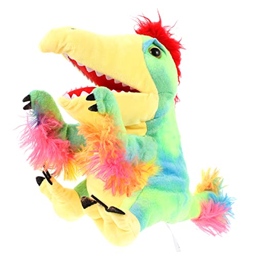 MOLUCKFU Dinosaurier-handpuppe Handspielzeug Für -Dinosaurier-Marionette Kreative Dinosaurierpuppe Realistische Dinosaurierpuppe Realistisches Handspielzeug Pp Baumwolle von MOLUCKFU