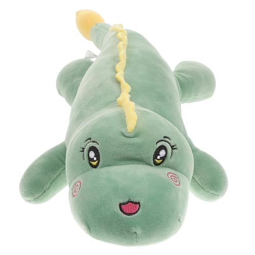 MOLUCKFU Dinosaurierpuppenkissen Geburtstagsgeschenk Für Mädchen Tierpuppe Cartoon-Dinosaurier-Kissen Gefülltes Puppenkissen Plüsch Green von MOLUCKFU