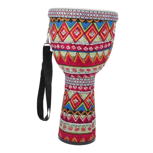 MOLUCKFU Djembe Für Kinder Handtrommelinstrument Kinder Djembe Kinder Frühes Musikspielzeug Bunte Handtrommel Djembe-Trommel Bunte Trommel Schlaginstrument Spielzeug Afrikanische Djembe Abs von MOLUCKFU