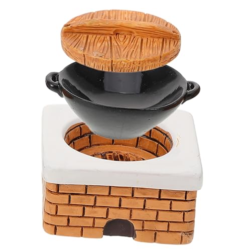 MOLUCKFU Dollhouse Miniatur Herd mit Realistische Küchenminiaturen für Puppenhaus Dekor Detailgetreues Teiliges Miniatur Küchenset für Spiel und Szene MOLUCKFU Dollhouse Miniatur Herd mit Realistische Küchenminiaturen für Puppenhaus Dekor Detailgetreues Teiliges Miniatur Küchenset für Spiel und Szene von MOLUCKFU