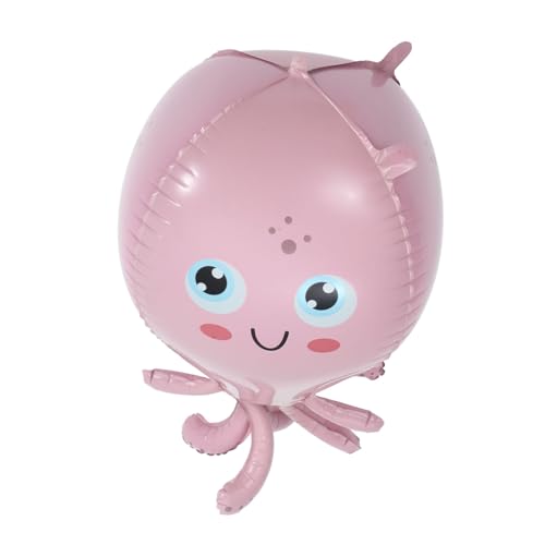 MOLUCKFU Dreidimensionaler Oktopus Ballon Party Layout Folienballons Oktopus Ballon Requisite Oktopus Ballons Aluminiumfolienballons Oktopus Modellierungsballons Cartoon Oktopus von MOLUCKFU