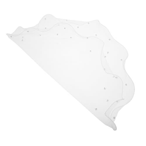 MOLUCKFU Eleganter Puppen hochzeitsschleier mit Feiner Perlenverzierung Weicher Tüll Kurzes Brautschleier Accessoire Doll hochzeitskostüm MOLUCKFU Eleganter Puppen hochzeitsschleier mit Feiner Perlenverzierung Weicher Tüll Kurzes Brautschleier Accessoire Doll hochzeitskostüm von MOLUCKFU