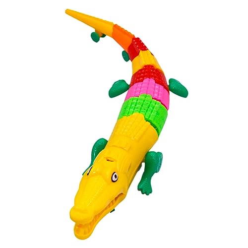 MOLUCKFU Elektrische Krokodile Plüsch Jumbo GOO Monster Tiere Rasseln Hai Alligator Safe Toy dekoratives Krokodil-Modell Abs von MOLUCKFU