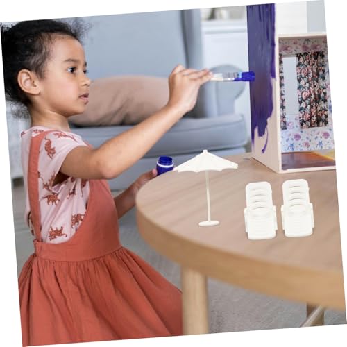 MOLUCKFU Faltbarer Miniatur Liegestuhl aus Leichtem Sicherem Material Dekoratives Puppenhaus Zubehör für Stranddeko und DIY Mikrolandschaften MOLUCKFU Faltbarer Miniatur Liegestuhl aus Leichtem Sicherem Material Dekoratives Puppenhaus Zubehör für Stranddeko und DIY Mikrolandschaften von MOLUCKFU