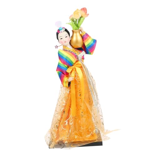 MOLUCKFU Fashionable Korean Hanbok Doll Traditionelle Handgefertigte Koreanische Sammlerpuppe Kunstvolle Dekoration Für Zuhause Lebendige Farben Einzigartiges Design Für MOLUCKFU Fashionable Korean Hanbok Doll Traditionelle Handgefertigte Koreanische Sammlerpuppe Kunstvolle Dekoration Für Zuhause Lebendige Farben Einzigartiges Design Für von MOLUCKFU