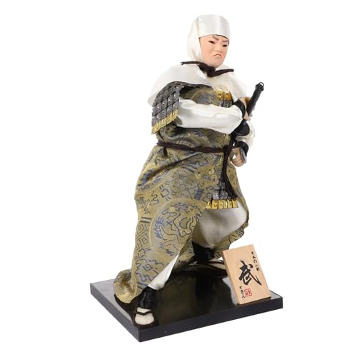 MOLUCKFU Japanische Hinamaturi-Puppe -Puppe Figur Dekoratives Schreibtisch-Ornament von MOLUCKFU