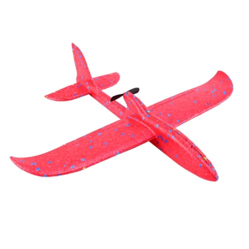 MOLUCKFU Flugzeug fliegendes Spielzeug Handwurfspielzeug Kinderspielzeug Party Spielzeug für Kinder flugspielzeug Kinder draußen Spielzeug Outdoor Toys Outdoor Spielzeug Kinderzubehör rot von MOLUCKFU