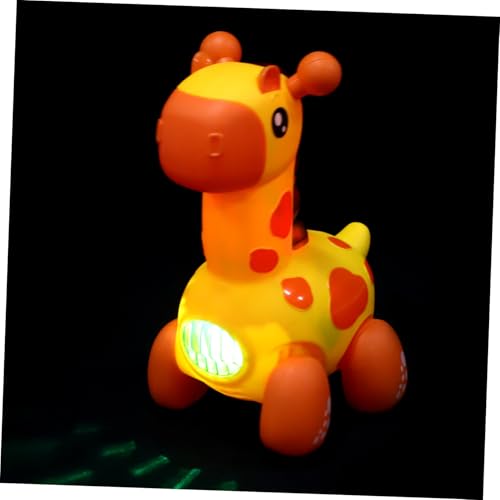 MOLUCKFU Giraffen Spielzeug Für Kinder Montessori Spielzeug Montessori Spielzeug Lustiges Pädagogisches Spielzeug Ziehstiel Spielzeug Nachzieh Giraffe Hund Tierauto Spielzeug von MOLUCKFU