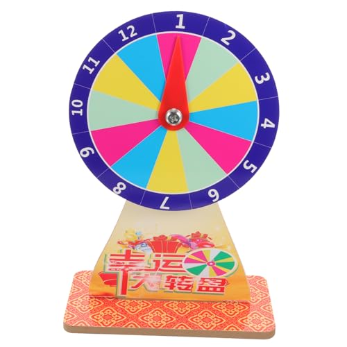 MOLUCKFU Glückslotterie-Unterhaltungskarussell hühner kinderknallzeug Erwachsenen Amusement Roulette Tombola-Preise Spiel Requisiten Spielrad Spiel Plattenspieler Acryl von MOLUCKFU