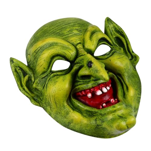 MOLUCKFU Halloween-hexenmaske Realistische Pu- Dp-maske für Party Cosplay und Familiengeschenke von MOLUCKFU