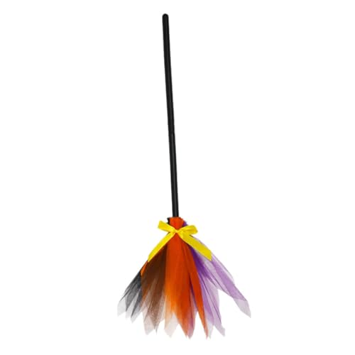 MOLUCKFU Halloween Hexenbesen Dekorativer Kleiner Hexenbesen für Halloween Cosplay Wiederverwendbares Hexen Kostüm Zubehör für Party und Verkleidung MOLUCKFU Halloween Hexenbesen Dekorativer Kleiner Hexenbesen für Halloween Cosplay Wiederverwendbares Hexen Kostüm Zubehör für Party und Verkleidung von MOLUCKFU