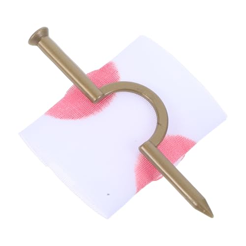 MOLUCKFU Halloween Nagel durch Finger Streichspielzeug Verstellbar Hautfreundlich Realistische Blutige Requisiten für Party und Zaubertricks Gruselige Fingerpuppen für Halloween Partys MOLUCKFU Halloween Nagel durch Finger Streichspielzeug Verstellbar Hautfreundlich Realistische Blutige Requisiten für Party und Zaubertricks Gruselige Fingerpuppen für Halloween Partys von MOLUCKFU