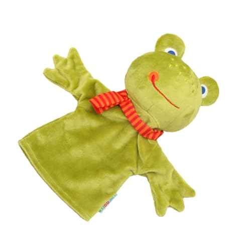 MOLUCKFU Handpuppe Frosch Interaktive Tier Handpuppe Für Kuschelspielzeug Für Eltern Kind Interaktion Lustige Puppen Für Kreative Rollenspiele Ideal Als Für Kleinkinder von MOLUCKFU