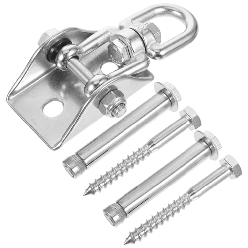 MOLUCKFU Heavy Duty Schaukelhaken aus Edelstahl Vielseitiger Befestigungshaken für Hängematten Hängesessel und Schaukeln Inklusive Schrauben für Wand und Deckenmontage Stabile MOLUCKFU Heavy Duty Schaukelhaken aus Edelstahl Vielseitiger Befestigungshaken für Hängematten Hängesessel und Schaukeln Inklusive Schrauben für Wand und Deckenmontage Stabile von MOLUCKFU