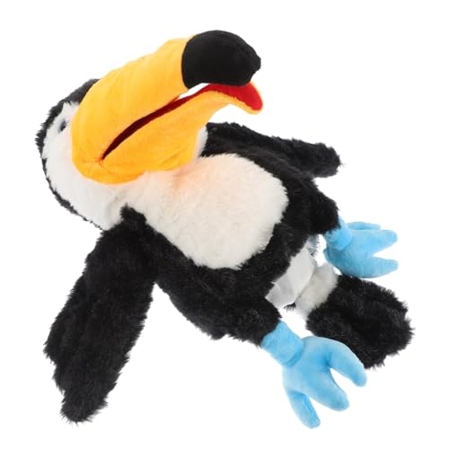 MOLUCKFU Interaktives Handpuppen Lustige Große Vogel Handpuppe Aus üsch Für Geschichtenerzählen Und Rollenspiele Adorable Bird Puppet Für von MOLUCKFU