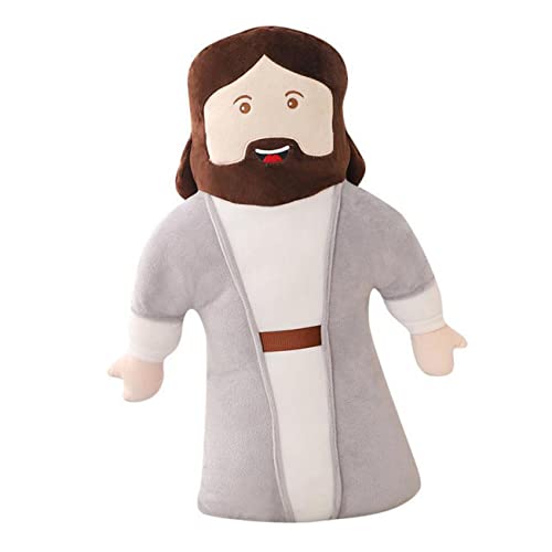 MOLUCKFU Jesus üschfigur Niedliches Jesus üschtier Religiöses Stofftier Christliche Dekoration Für Zuhause Schlafzimmer Ostern Weihnachten Taufe Geschenkidee von MOLUCKFU