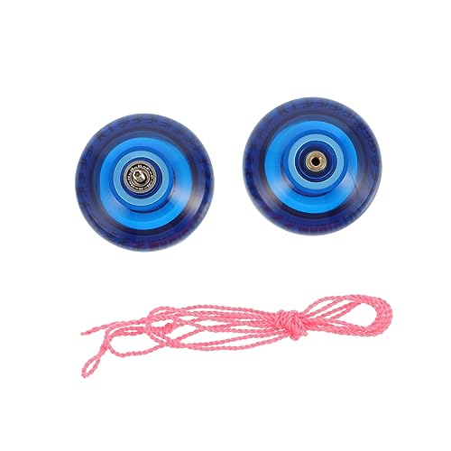 MOLUCKFU Jo-Jo Lager yoyo Yoyo-Spielzeug Anfänger Yoyos Yoyo-Tricks Gehirnspielzeug Party für Kinder Spielzeug für Kinder Kid Toys Kunststoff- Spielzeug Spielzeug Plastik Blue von MOLUCKFU