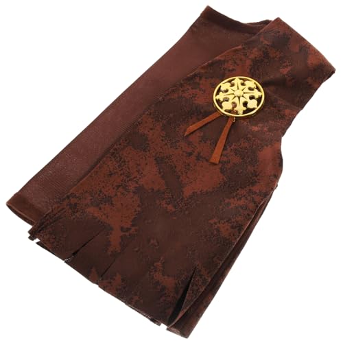 MOLUCKFU Karnevalskostümweste Kinderweste Kleidung Westernweste Für Coole Weste Für Kostüm Für Party Rollenspielweste Halloween-karnevalskostüm Partyweste Brown Gestrick von MOLUCKFU