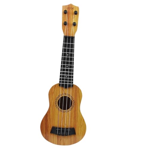 MOLUCKFU Kinder Instrumente Kinder Ukulele Spielzeug Musikinstrument Für Kinder Lernspielzeug Für Kleinkinder Simulations Ukulele Perfekt Für Musikalische Früherziehung Musical Instruments von MOLUCKFU