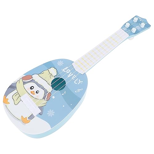 MOLUCKFU Kinderspielzeuggitarre Kindermusikspielzeug Ukulele Klassisches Instrument Cartoon Kaninchen Ukulele Kinderspielzeuggitarre Hawaii Gitarrenspielzeug von MOLUCKFU