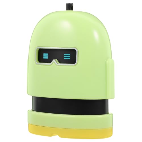 MOLUCKFU Kinderstempel personalisierter Stempel personalisierte Stempel spielzeuge für Kinder kindergeschenk kinderspielsachen Roboter-Namensstempel Cartoon-Kinder-Stempel pp Light Green von MOLUCKFU