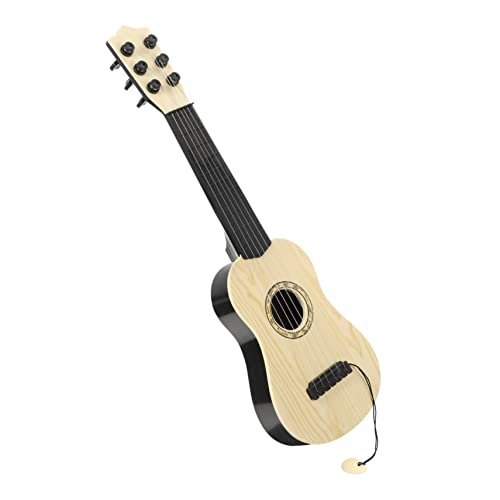 MOLUCKFU Kleinkind Ukulele Spielzeug Gitarre Musikinstrument Für Kinder Musikspielzeug Für Früherziehung Bunte Saiten Ab 3 Jahren von MOLUCKFU