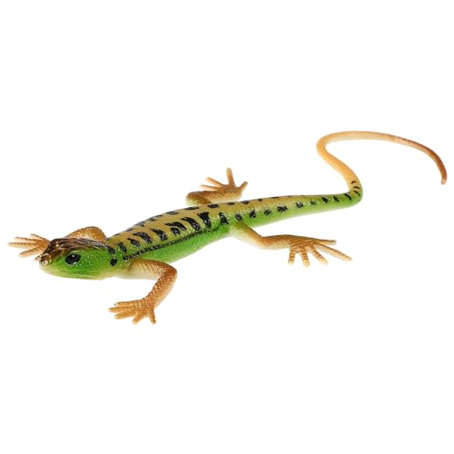 MOLUCKFU Kniffliges Spielzeug Outdoor-spielspielzeug Für Kinder Chamäleon Spielzeug Reptilien-actionfigur Junge Reptilienfigur Reptilien-partydekorationen Drachenplüsch Fisch Gecko Plastik von MOLUCKFU