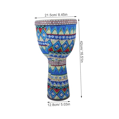 MOLUCKFU Leichte Kleine Djembe Handtrommel für Tragbares Afrikanisches Musikinstrument aus PVC Stimmlos Stabiler Stand Geeignet für Junge Mädchen und Anfänger MOLUCKFU Leichte Kleine Djembe Handtrommel für Tragbares Afrikanisches Musikinstrument aus PVC Stimmlos Stabiler Stand Geeignet für Junge Mädchen und Anfänger von MOLUCKFU