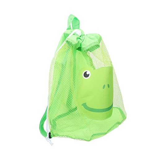 MOLUCKFU Mesh-Aufbewahrungstasche dartscheibe mitgebsel netzsäcke mesh Bag spielsachen Toy Ocean Strand Krabbe Schwimmbad Mesh-Taschen Tasche für Sandspielzeug Polyester Green von MOLUCKFU