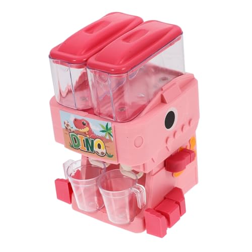 MOLUCKFU Mini-Dinosaurier-getränkeautomat Spielzeugnahrung Poolspielzeug Wasserrad Badespielzeug Babyparty-Spiele Jungen Wasserflasche Wasserspender Für Abs Rosa von MOLUCKFU