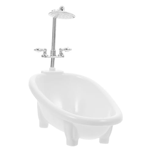 MOLUCKFU Miniatur-badewanne Für Puppenhaus Badezimmerzubehör Mini Badewanne Modell Puppenhausmöbel Realistisch Kompakte Spielzeug Puppenhaus Miniatur Puppenzubehör Für Mini-Haus MOLUCKFU Miniatur-badewanne Für Puppenhaus Badezimmerzubehör Mini Badewanne Modell Puppenhausmöbel Realistisch Kompakte Spielzeug Puppenhaus Miniatur Puppenzubehör Für Mini-Haus von MOLUCKFU