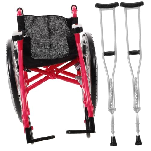 MOLUCKFU Miniatur Modell Für Puppenhaus Simulationsrollstuhl Satz Realistisches Puppenzubehör Miniaturkrücke Mit Dekorationseffekt Für Miniaturszenen Und Landschaftsbau MOLUCKFU Miniatur Modell Für Puppenhaus Simulationsrollstuhl Satz Realistisches Puppenzubehör Miniaturkrücke Mit Dekorationseffekt Für Miniaturszenen Und Landschaftsbau von MOLUCKFU