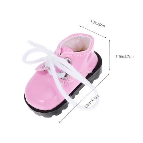 MOLUCKFU Miniatur Puppenschuhe Glänzend Strapazierfähige Kinderspielzeug Schuhe Dekoratives Accessoire für Puppen Geeignet als Puppenkostüm Zubehör und Mini Hausdekoration MOLUCKFU Miniatur Puppenschuhe Glänzend Strapazierfähige Kinderspielzeug Schuhe Dekoratives Accessoire für Puppen Geeignet als Puppenkostüm Zubehör und Mini Hausdekoration von MOLUCKFU