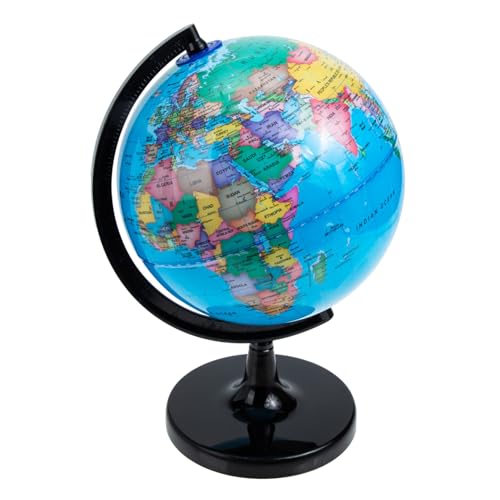 MOLUCKFU -Modell World map Dekoration kinderzimmer Earth of All schulzeug Weltkugel Erdkugel Tisch Erde Globen Karte Gadgets pädagogisches Globusdekor geographie Plastik von MOLUCKFU