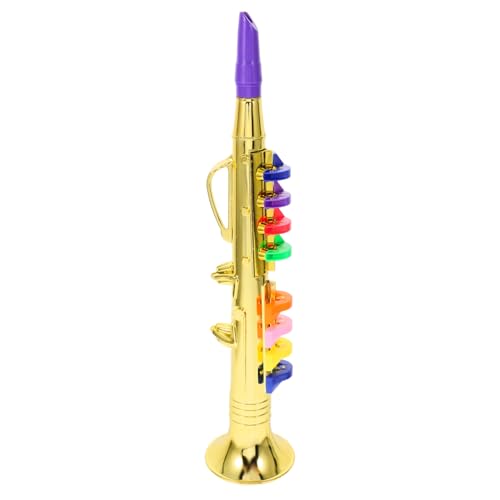 MOLUCKFU Musikspielzeug Für Kinder Simulation Saxophon Kinderspielzeuginstrumente Saxophonmodell Kinderhornspielzeug Musikinstrument Spielzeug Kindermusikinstrumente von MOLUCKFU